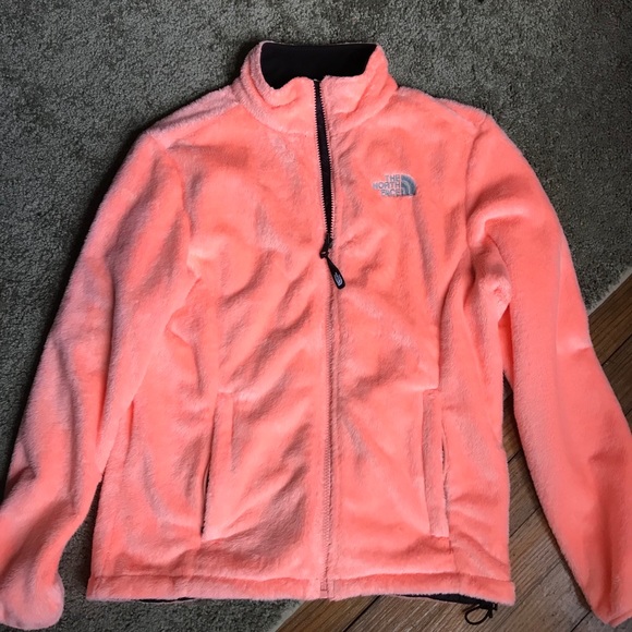 The North Face Jackets & Blazers - GORGEOUS North Face bright coral zip up fleece